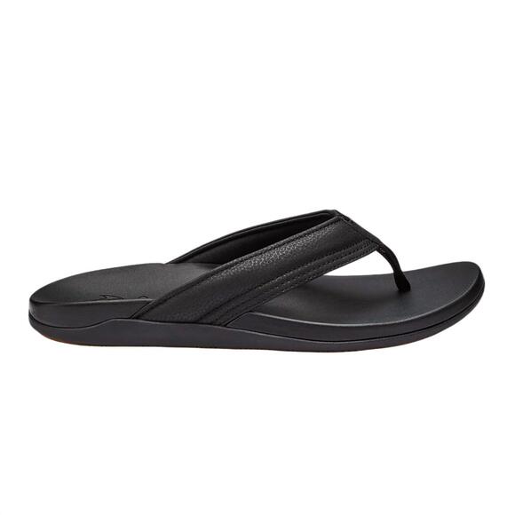 NEW OLUKAI men\'s maha sandals in black/black main image 5